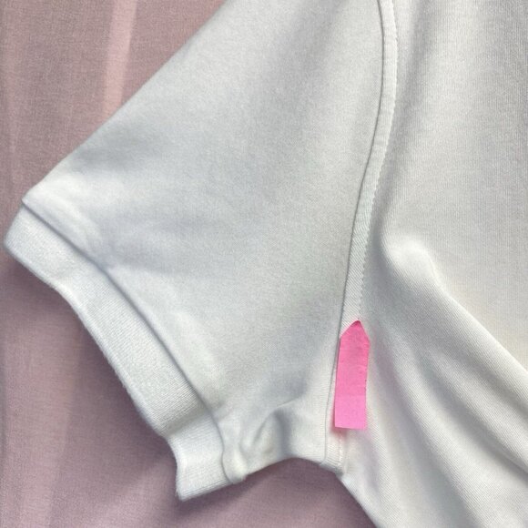 Nautica Classic Fit Short Sleeve Dual Tipped Collar Polo Shirt Men Medium White - Picture 3 of 16